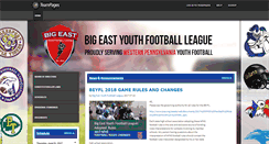 Desktop Screenshot of bigeastfootball.org